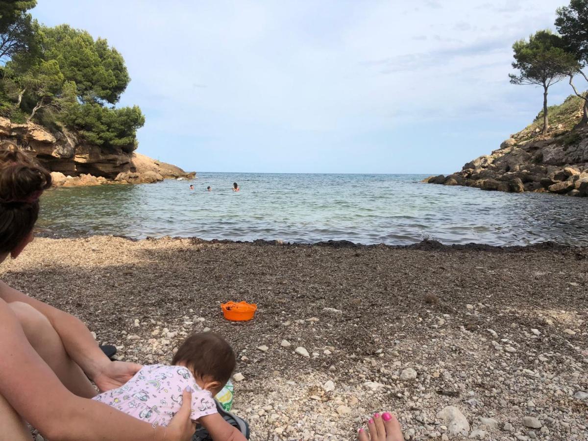 Apartamento Calafat, A 2 Minutos A Pie De Cala Llobeta ภายนอก รูปภาพ